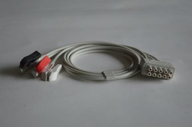 China. GE Marquette 3 cables de conducción de plomo, clip,0.9m proveedor