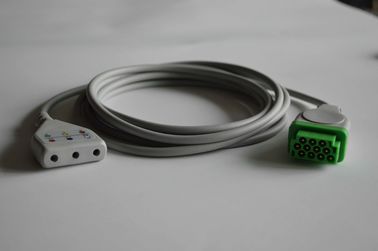 China. GE-Marquette ECG cable de tronco de 3 conductores,2.5m proveedor