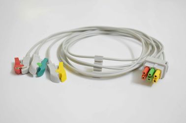 China. Los cables de conducción de ECG Pro1000 Datex con tres conductores,0.9m proveedor
