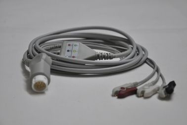 China. HP12P ECG CABLE 3 de plomo y el clip,3.5m proveedor